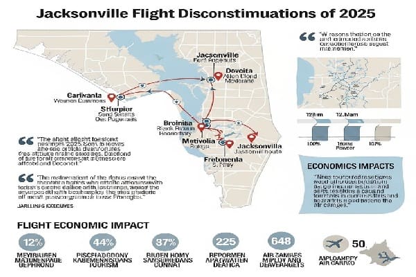 Jacksonville Flight Discontinuations 2025: What Routes Were Dropped and Why It Matters